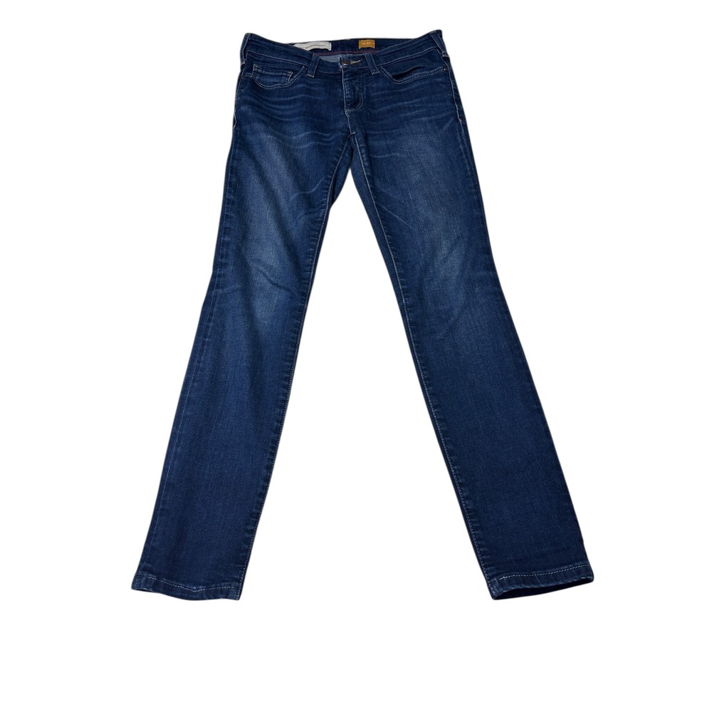 Pilcro and the Letterpress Women Blue Wash Denim #27 Jeans 28X28 Stretch Slim